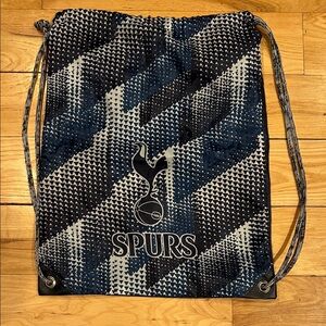 Tottenham Hotspur Drawstring Gym Cinch Bag Spurs Blue Soccer Icon Sports